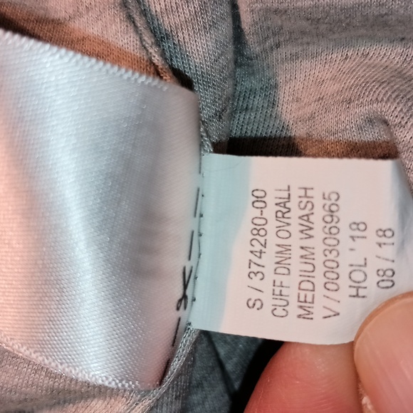 Baby Gap Overalls Blue Denim fully lined in grey Size 3 months Warm and soft - Picture 6 of 9